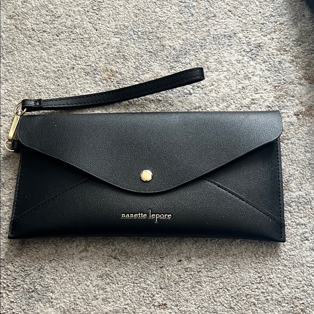 Nanette Lepore Elegant Black Wristlet